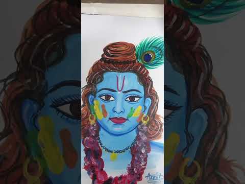 Radhe Krishna #youtubeshorts  #ytshorts #art #bhakti #love #drawing #foryou