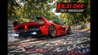 Ferrari FXX K Nordschleife Cockpit 6:31.044 [Track Titan record]