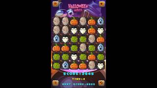 Halloween  Match 3 GamePlay Video -BhaiGames screenshot 2