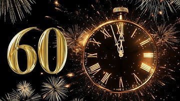 🎉 Nieuwjaars Countdown 2025 🎆 | De Beste 60-Seconden Countdown Timer | Gelukkig Nieuwjaar 2025! 🎇