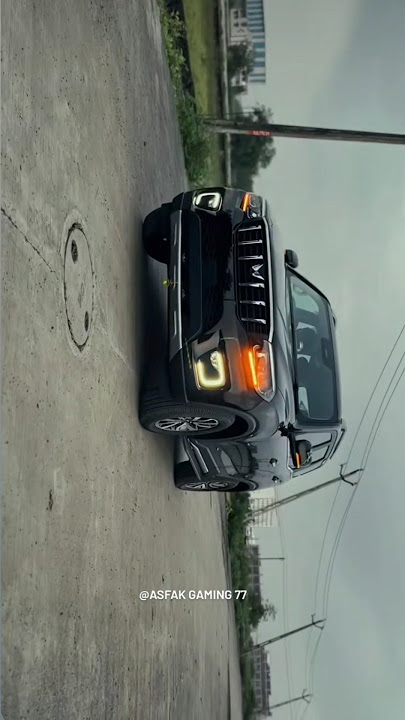 black scorpio N X attitude 😈 #automobile #viral