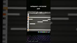 nettspend + ok type beat tutorial #shorts