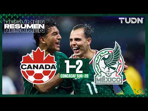 HIGHLIGHTS - México vs Canadá | Premundial Sub-20 - Semifinales | TUDN
