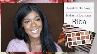 💖Neutral Smokey | Natasha Denona Biba Palette | Acne prone &amp; hyperpigmented dark skin