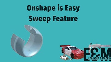 Onshape Begginers: How To Use The Sweep Tool