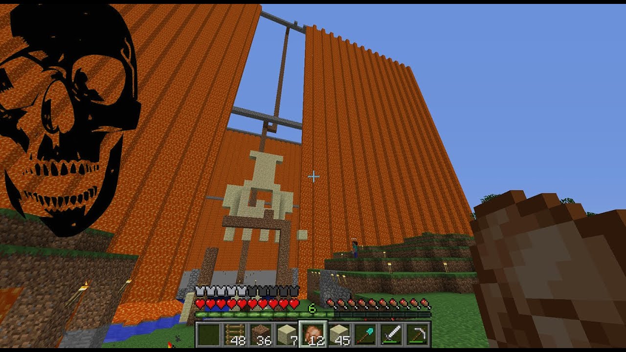 Minecraft Mega castillo de lava infernal pt. 1 - YouTube