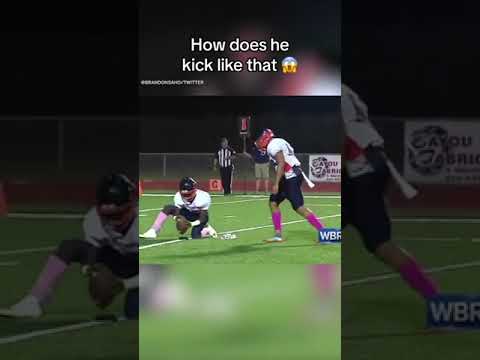 This kicker is incredible 😳👏 (via BrandonSaho/X) #shorts