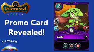 New Promo Card Vruz Revealed! | SPLINTERLANDS