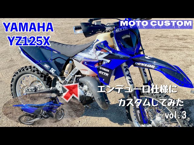 GUTS シートカバー　青　YAMAHA YZ125 YZ125X