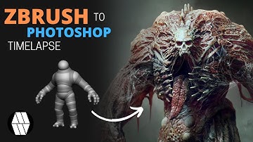 ZBrush to Photoshop Timelapse - 