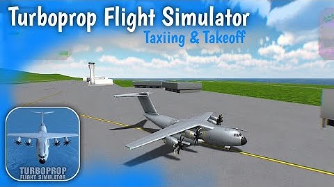 Taxiing & Takeoff Class In Turboprop Flight Simulator