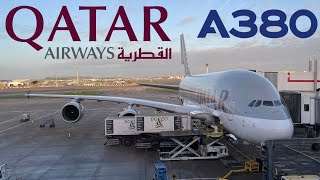 QATAR Airways Airbus A380 🇬🇧 London Heathrow LHR to DOH Doha 🇶🇦 [FULL FLIGHT REPORT]
