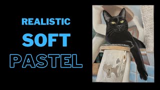 Realistic Soft Pastel Painting: How to Create a Realistic Black Cat! screenshot 5