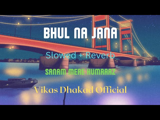 Bhul Na Jana O Jaane Jana | Sanam Mere Humraaz | Slowed & Reverb | Kumar Sanu |Vikas Dhakad Official