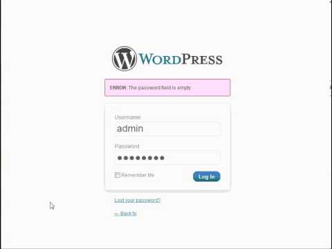 4Boxers - How to Login to WordPress
