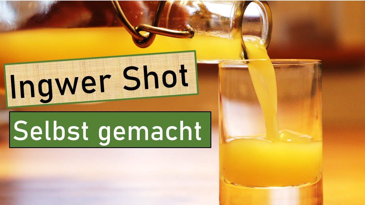 Ingwer Shot ganz leicht selber machen 😋 Immunsystem stärken 💪 Fit durch den Winter 💚 Saatenvielfalt