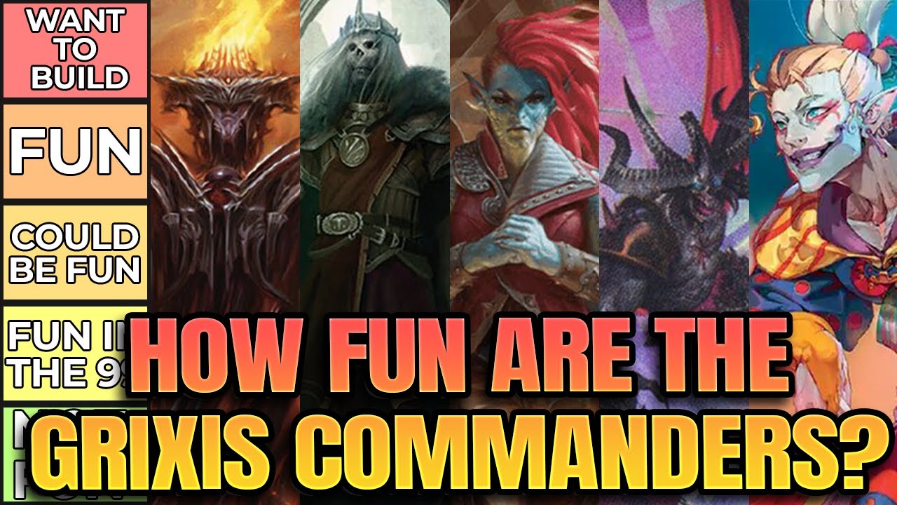Which Grixis Commander Is The Most Fun? | EDH Tier List | MTG - YouTube