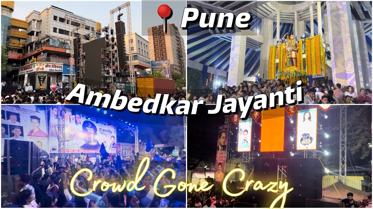 Pune Bhim Jayanti Dj 2024 Vlog || Part -1 || crowd gone Crazy #vlog16