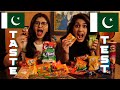 PAKISTANI SNACK TASTE TEST! - FIRST TIME REACTIONS