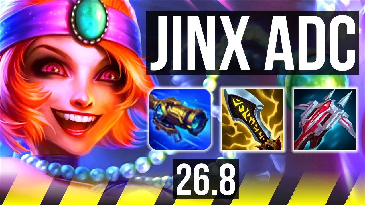 Watch Jinx & Nautilus dominate against Yunara & Janna in Master elo! 
Highlights: Good KDA: 20/1/9. 
Learn what runes to use, what items to build, understand how to lane, teamfight, and outplay your opponents as #Jinx. 
/// #LeagueOfLegends high elo replay 
 
Thank you for watching! 
Did you learn something new? Share it in the comments! 
If you liked this video, please leave a thumbs up, if you disliked it, be sure to give me feedback in the comments. I appreciate your support! 
 
~~~| DOMISUMREPLAY |~~~ 
High elo replays for every role and champion. Improve your gameplay. Many uploads per day. 
 
~~~| WATCH MORE |~~~ 
Jinx channel: https://www.youtube.com/channel/UCl4hj-I1ORKbFzBEwZ-H09g?sub_confirmation=1 
 
More replays of: 
- Jinx vs Yunara: https://www.youtube.com/playlist?list=PLkSiyDF6d7bHkoaDP8Fhd8UdH5ax9sacB 
- Jinx with Nautilus: https://www.youtube.com/playlist?list=PLkSiyDF6d7bG-_IFq2gP05nFwvbG8YuD6 
- Jinx ADC: https://www.youtube.com/playlist?list=PLkSiyDF6d7bEXxqfVKjZmX11GSOZnBMSM 
 
~~~| MATCH INFO |~~~ 
GAME TYPE: Ranked Solo/Duo 5v5 
REGION: EUW 
AVERAGE RANK: Master 
SEASON: Season 2026 
PATCH: 26.8 
 
~~~| SPECTATED PLAYER |~~~ 
CHAMPION: Jinx 
SKIN: Crime City Jinx 
RANK: Master 
RIOT ID: Sur4X # 000 
OP.GG: https://op.gg/summoners/euw/Sur4X-000 
RUNES: PRECISION - Lethal Tempo, Presence Of Mind, Legend: Bloodline, Cut Down; INSPIRATION - Cash Back, Triple Tonic (Attack Speed + Adaptive Force + Health) 
 
~~~| OPPONENT |~~~ 
CHAMPION: Yunara 
RANK: Master 
RUNES: PRECISION - Lethal Tempo, Triumph, Legend: Alacrity, Cut Down; INSPIRATION - Cash Back, Triple Tonic (Attack Speed + Adaptive Force + Health) 
 
I am not one of the summoners playing in the matches uploaded to this channel, so I am unfortunately unable to answer questions about decisions made by the summoners in the game. 
 
played at 2026-04-15 17|31|40 (CEST); rec on sd-apricot at 2026-04-15 21|22|49 (CEST); mtdt at 2026-04-15 22|01|55 (CEST); EUW-7821302420-ADC-BLUE