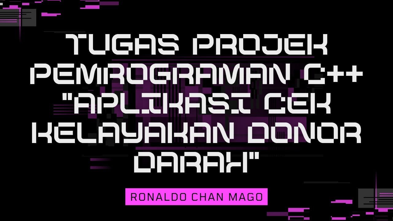 TUGAS PROJEK AKHIR PEMROGRAMAN C++