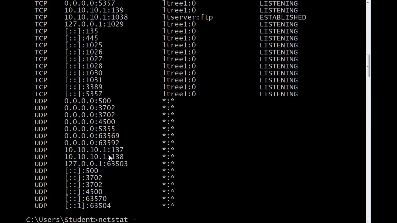 linux network scanner command open port