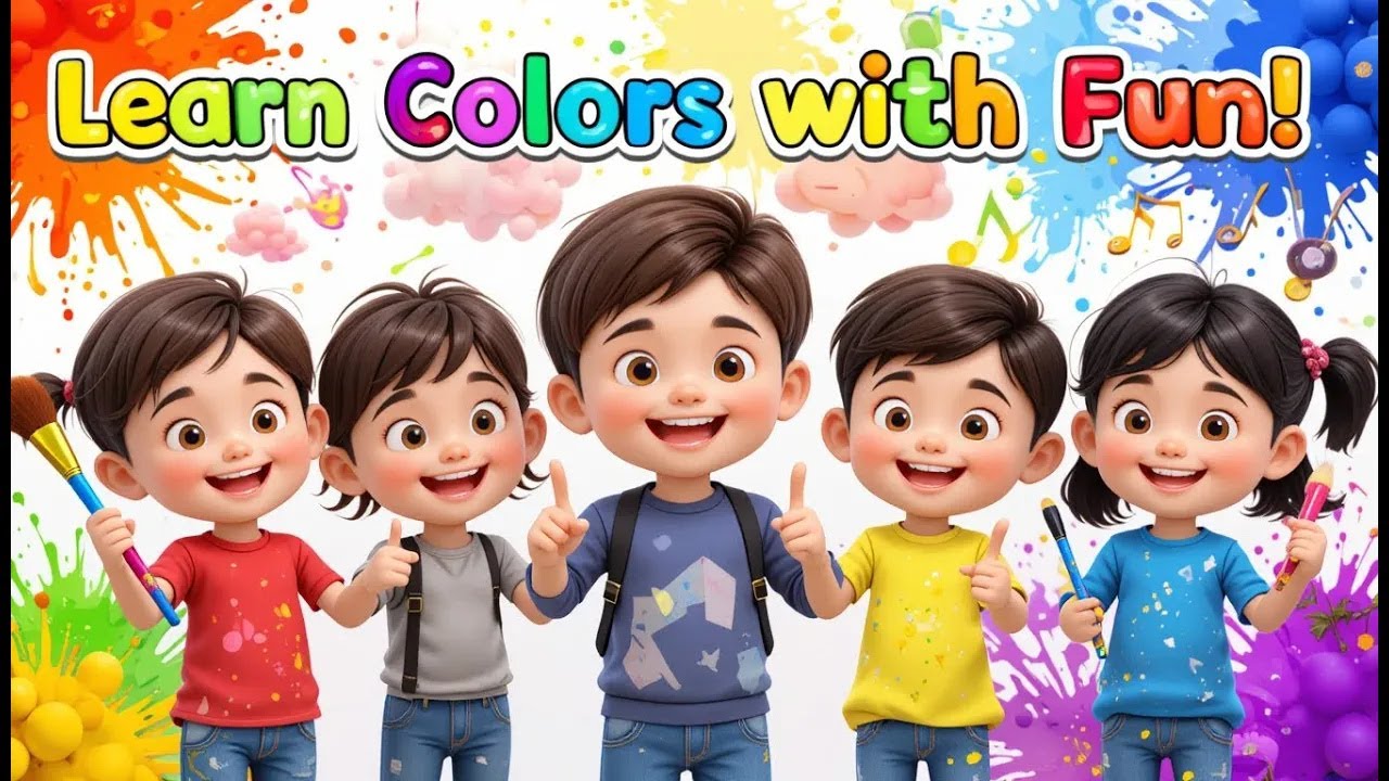 earn Colors Song for Kids – Fun & Easy English Learning English ...
