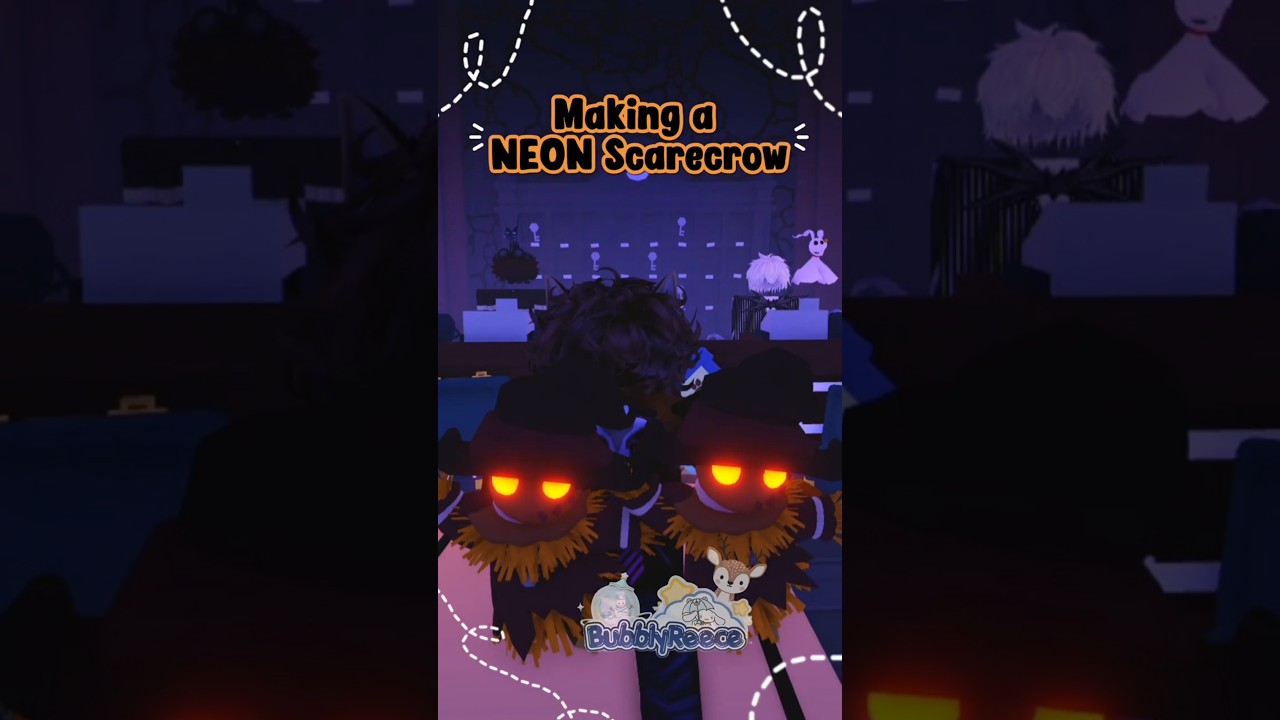 𐙚Making a NEON Scarecrow👻