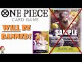 This one pice tcg card will be banned big mom is too good one piece tcg news