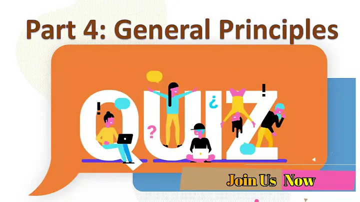 Practice Questions for the CompEx Exam Part 4: General Principals