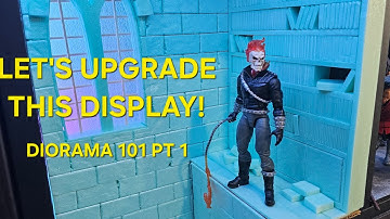 Creating a diorama display for my Marvel Legends Figures!
