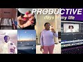 PRODUCTIVE DAYS IN MY LIFE: morning routine, cleaning, healthy habits &amp; reset vlog