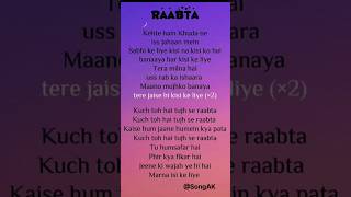 Arijit Singh-Raabta (lyrics )#songlyrics #music #songs #viral #viralshorts #raabta