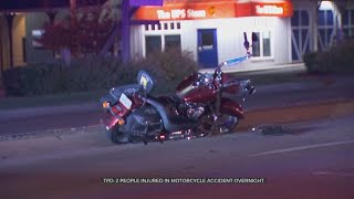 2 Injured In Motorcycle Crash Near 51st, Memorial