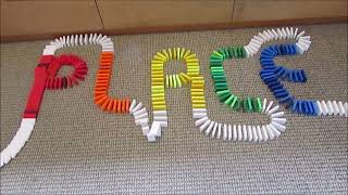 Domino Birthday Tribute For Aidons Fun Place - 1,100 Dominoes