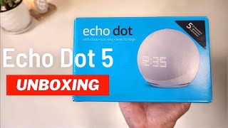 Echo Dot (5th Gen)  Unboxing | Setup | Aesthetic