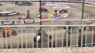 Kyle Busch dodges flip 2025 Tulsa Shootout