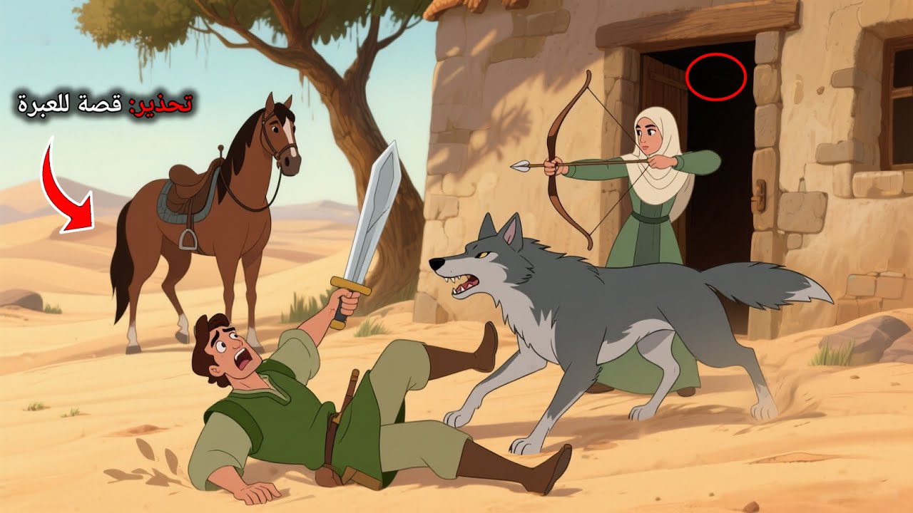 #قصة_التاجر الذي أمر أبنه بالتخلص من أخته بعد ان سمع كلام العرافه فهرب الولد بها وعاش معها في الغابه