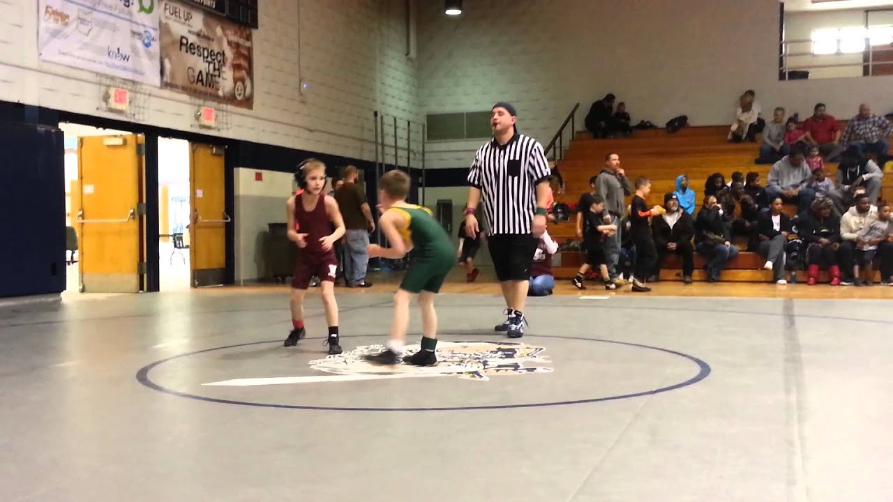 C. Porter wrestling. 2/16/14. Win YouTube