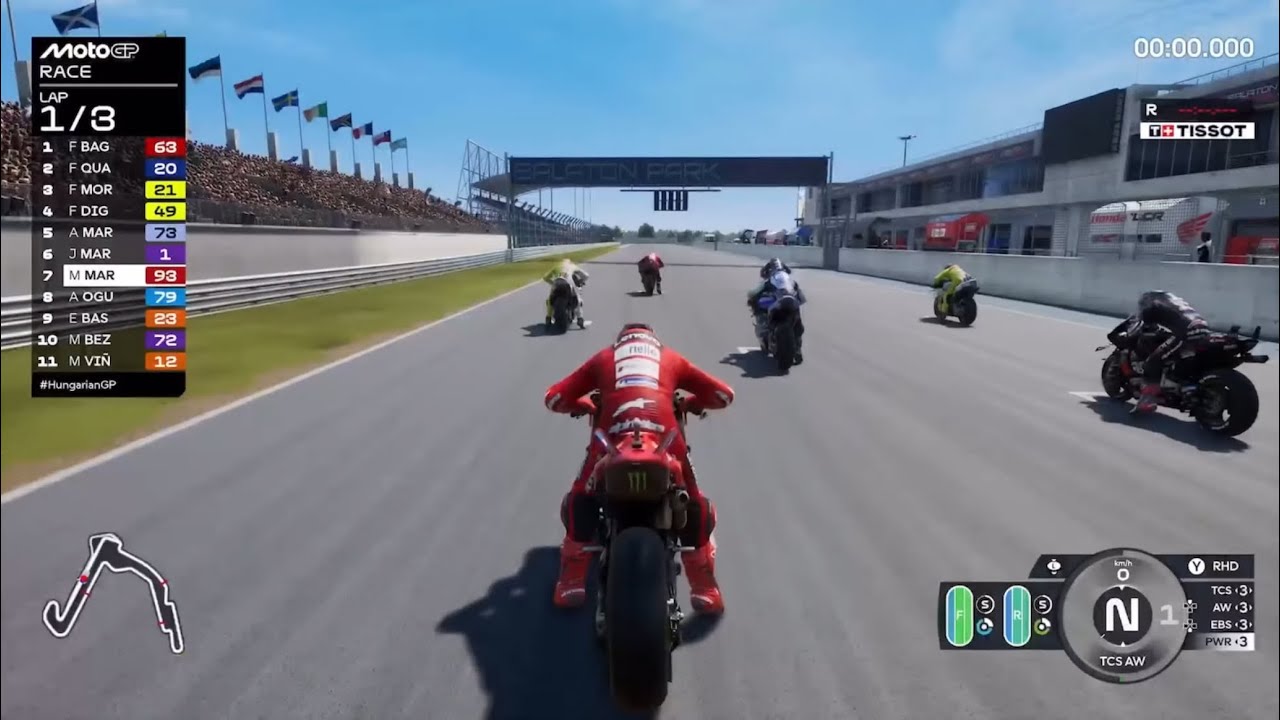 MotoGP 25 - Balaton Park Gameplay as Marc Marquez