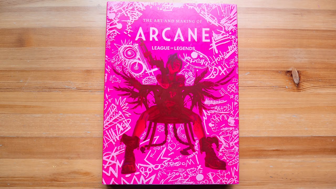 The Art and Making of Arcane (book flip) - YouTube