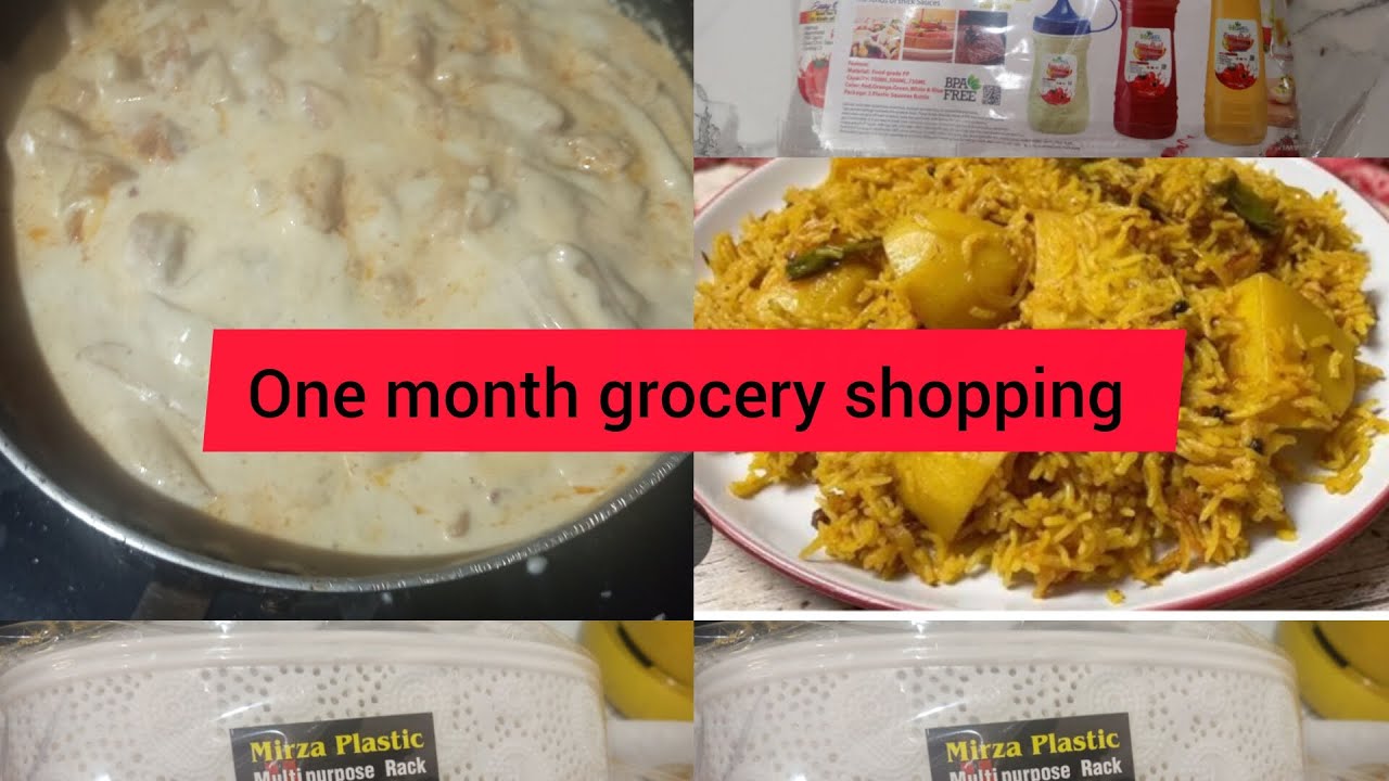 Grocery shopping kitchen new crockery aalu pulao loaded price 👍👍