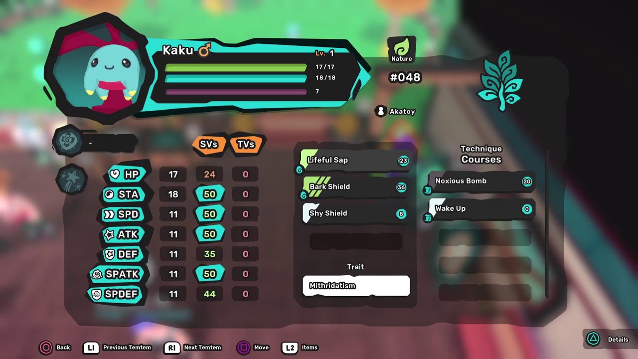 [TEMTEM] NEW SEASON BREEDING A PERFECT SAKU WITH EGG MOVES