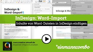 InDesign: Word-Import