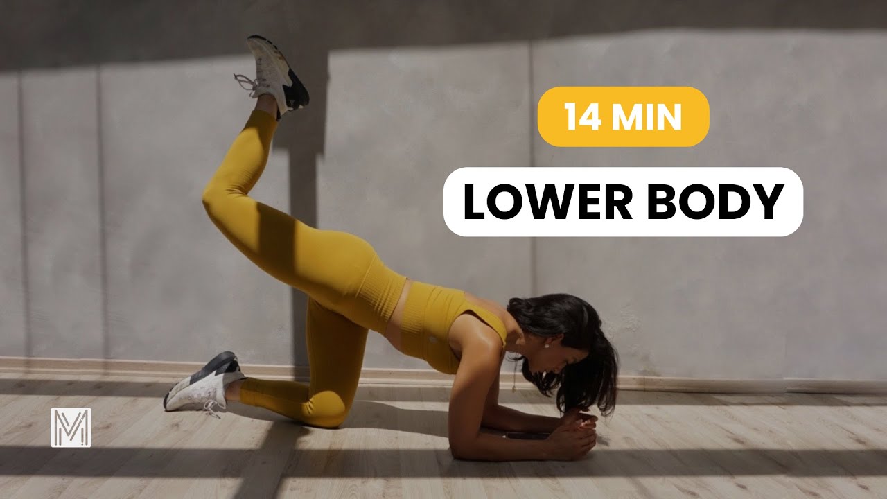 14 MIN Lower Body Blast Powerful Legs & Glutes | Intense Sculpt - YouTube