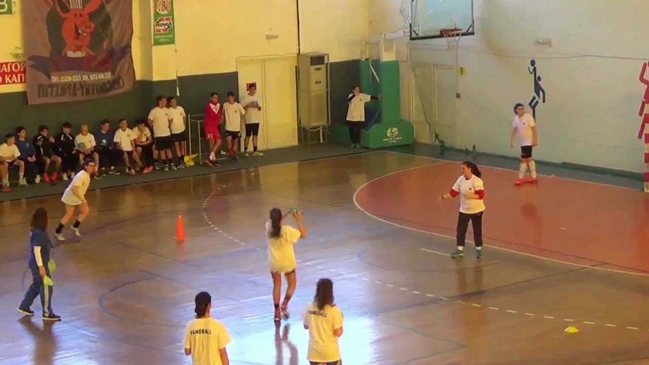 Τριανταφυλλίδου Κ , Τσιάπας Ι. -  Προπόνηση Υποδοχής, Πάσας, Ρίψης (U14)