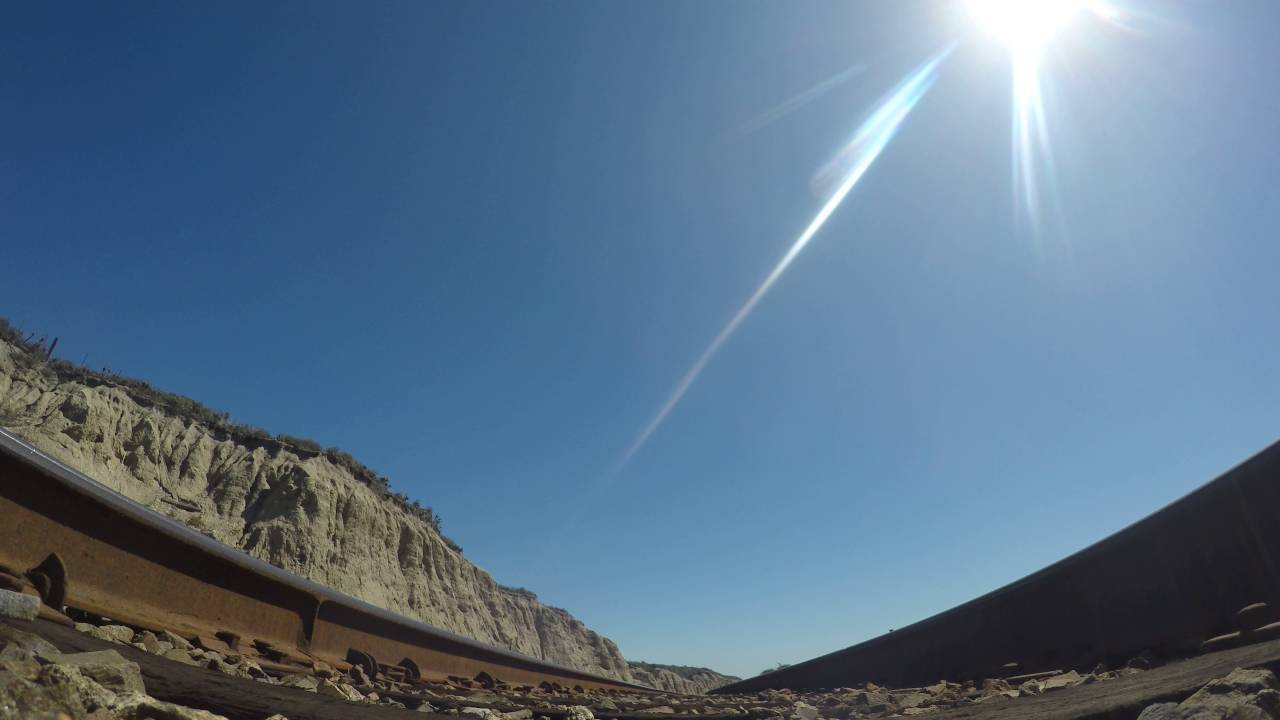 4k GoPro Train Passing