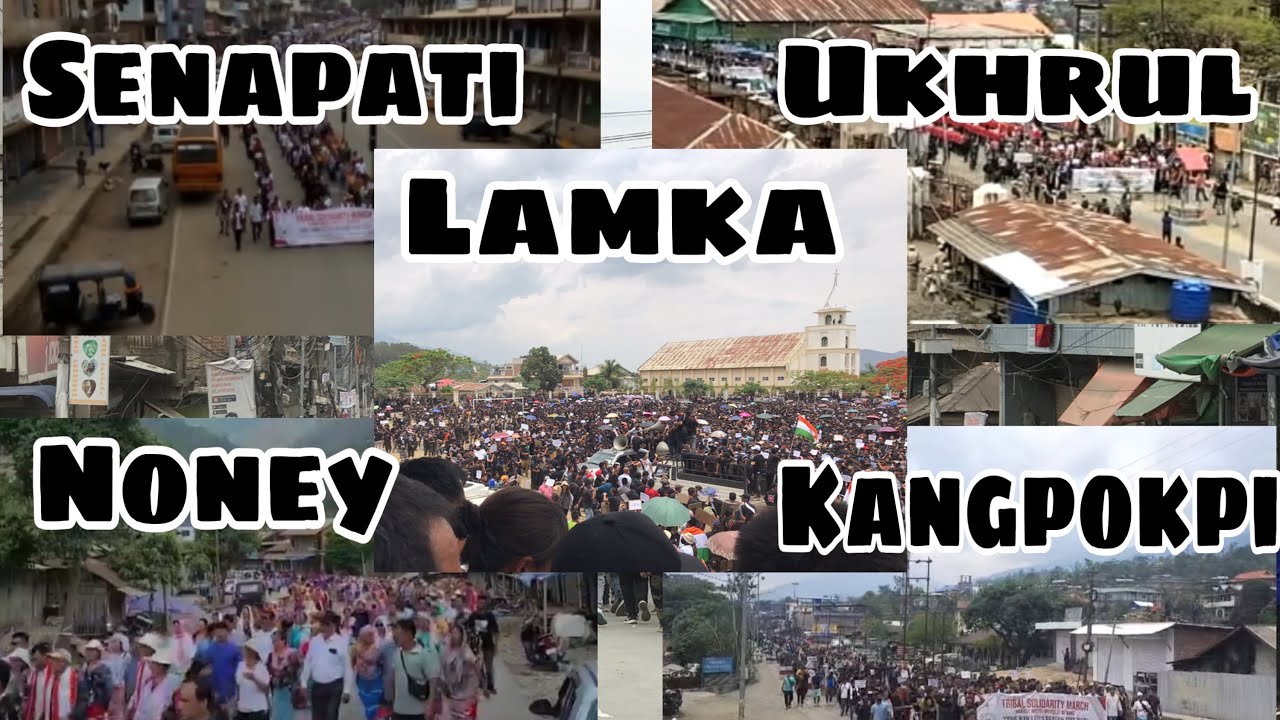 ATSUM Rally from different places in manipur || Unity is Strength