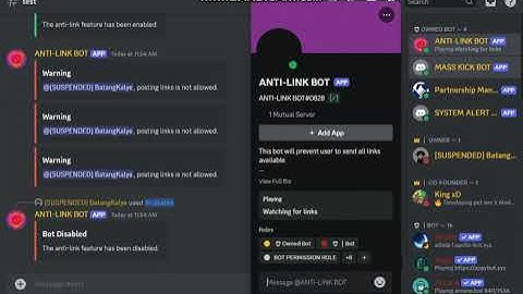 ANTI-LINK DISCORD BOT