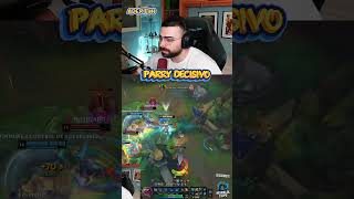 Adertyh decide la partida de un solo parry 😮 #leagueoflegends